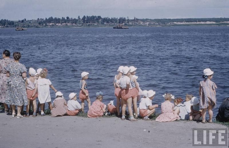 Цветные фотографии СССР 1958 года